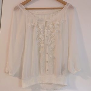 White Blouse Abercrombie and Fitch